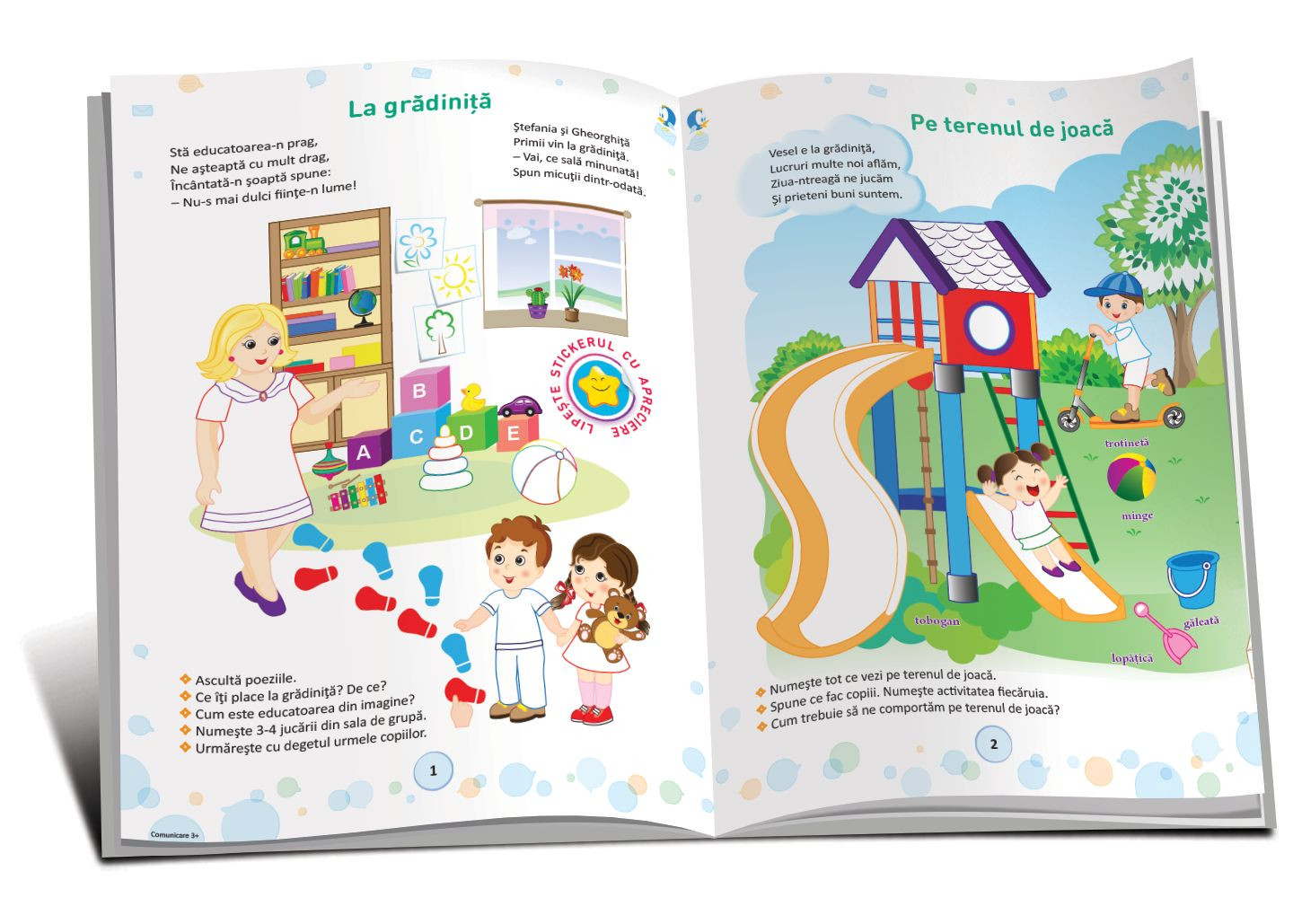 Comunicare, cu stikere (3+)